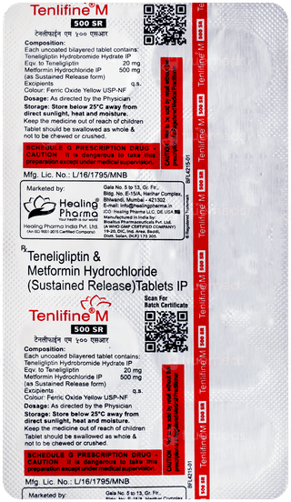 Tenlifine M 500 Sr Tablet 10
